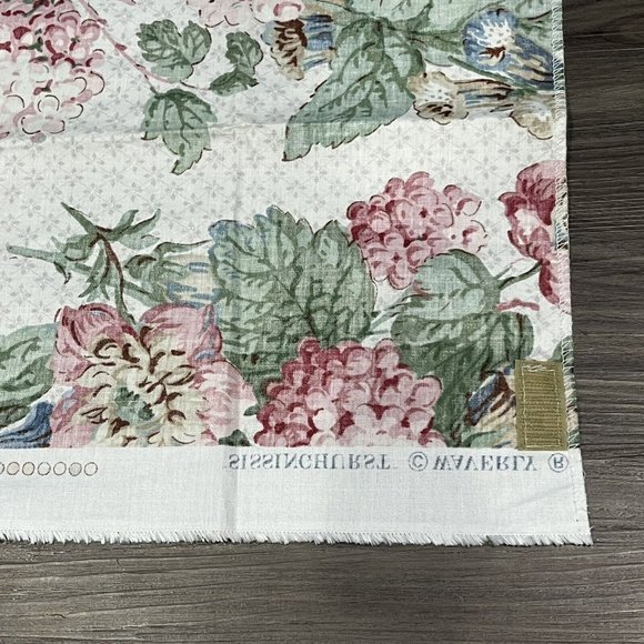 Waverly Designer Series Country House Half Drop Floral Fabric Pattern 660221 - Picture 10 of 16